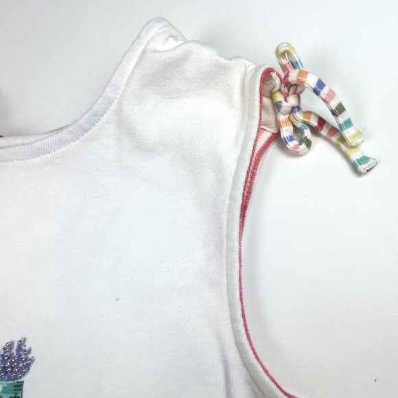 NWT Gymboree Gilr Olive Embroidered Pocket Skort & Market Scene Tank Size 6 - Picture 8 of 9